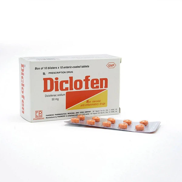 Diclofen 50mg H/3vỉ X 10v