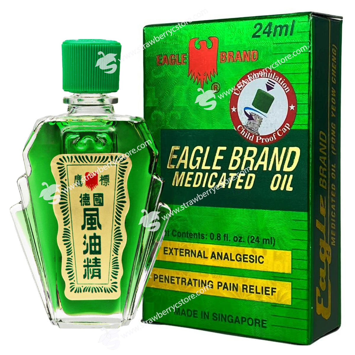 Dầu Xanh Con Ó 12Ml Eagle Brand