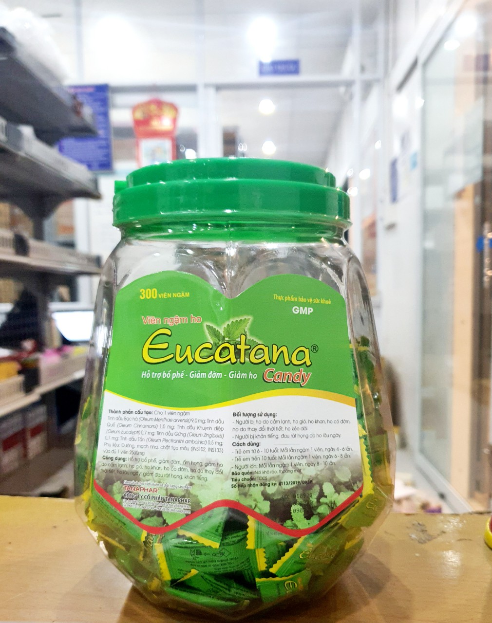 Kẹo Ngậm Quế Euca Tân Á 300 Viên	