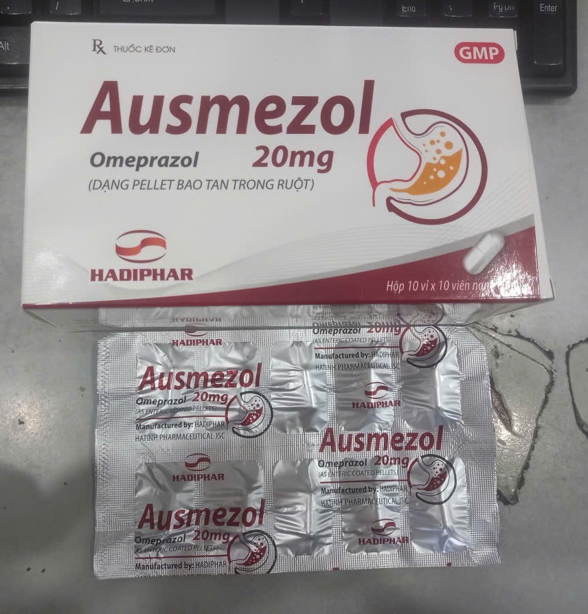 AUSMEZOL 20mg VỈ