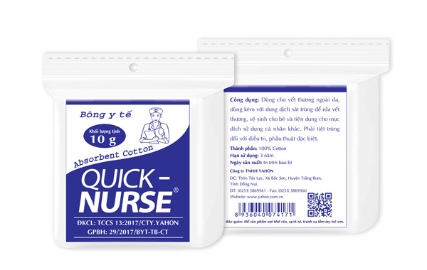 Bông Y tế Quick Nurse 10gr