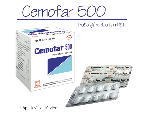 Cemofar Para 500mg