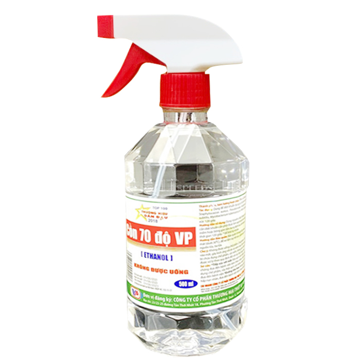 Cồn 70 500ml Vòi Xịt