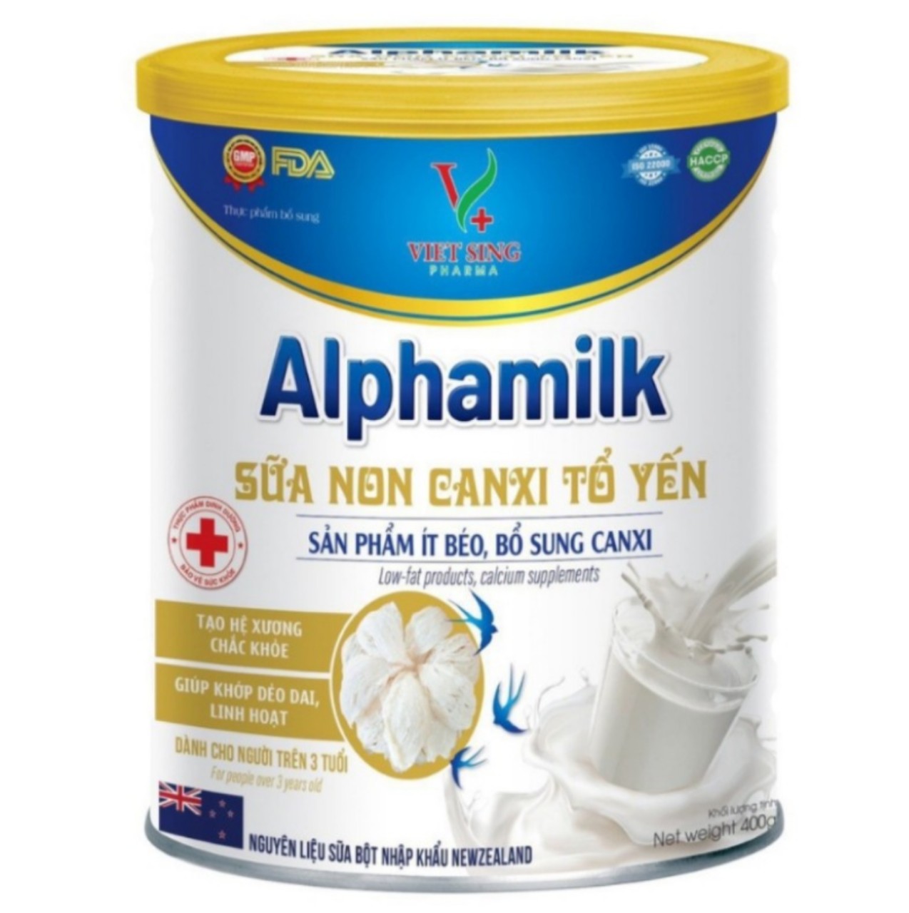 Sữa Alphamilk Sữa Non Tổ Yến 900gr.