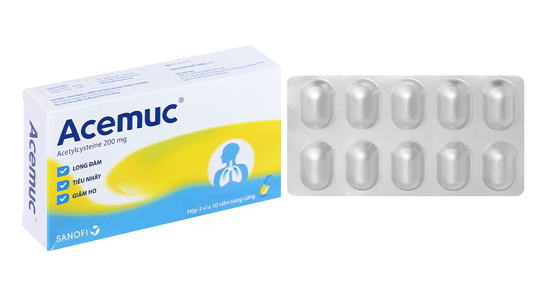 Acemuc 200mg Viên