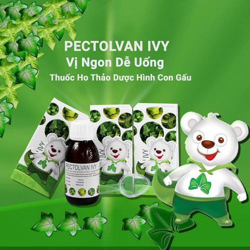 Siro Ho Thảo Dược Khô Lá Thường Xuân Pectolvan Ivy 