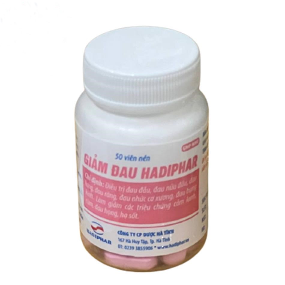 Thuốc Giảm Đau Hadi 50 Viên 