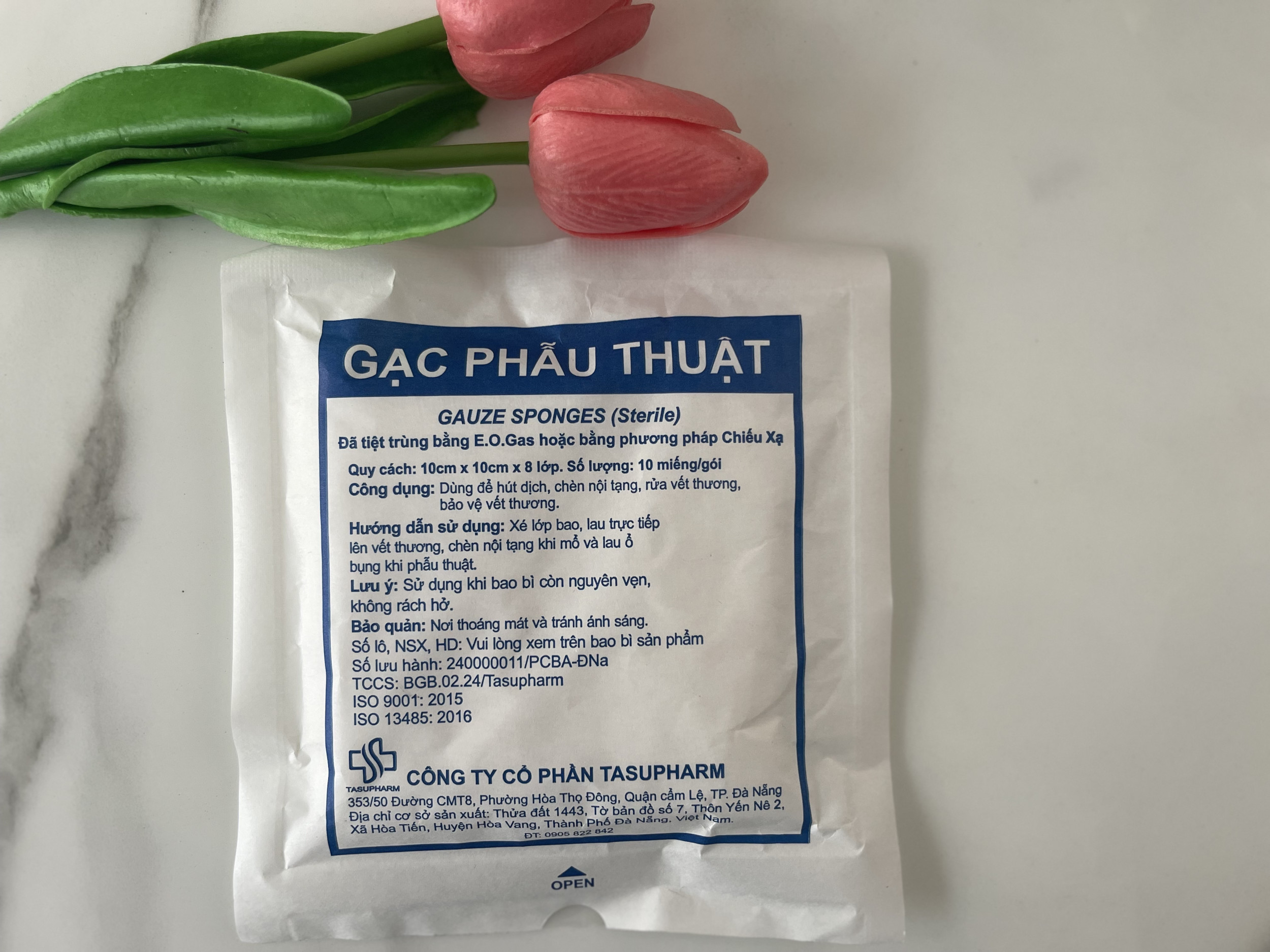 Gạc Tasupharm 10cm x 10cm