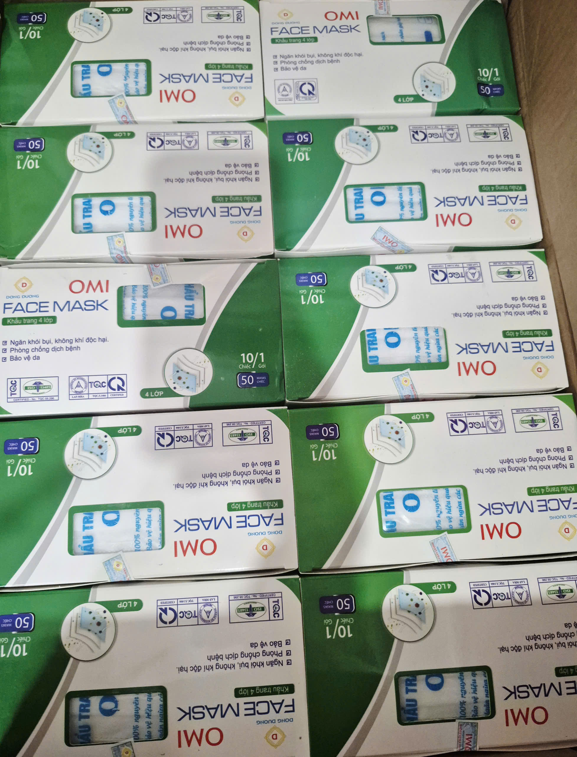 Khẩu Trang Y Tế  Omi Trắng 