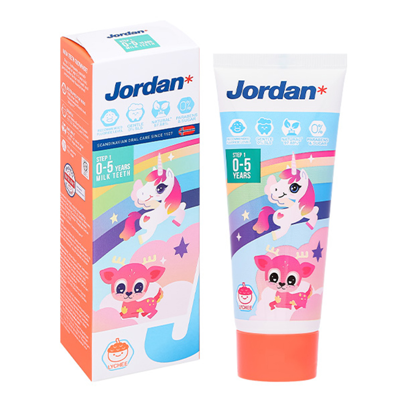 Jordan Kem Đánh Răng Te Hương Vải 