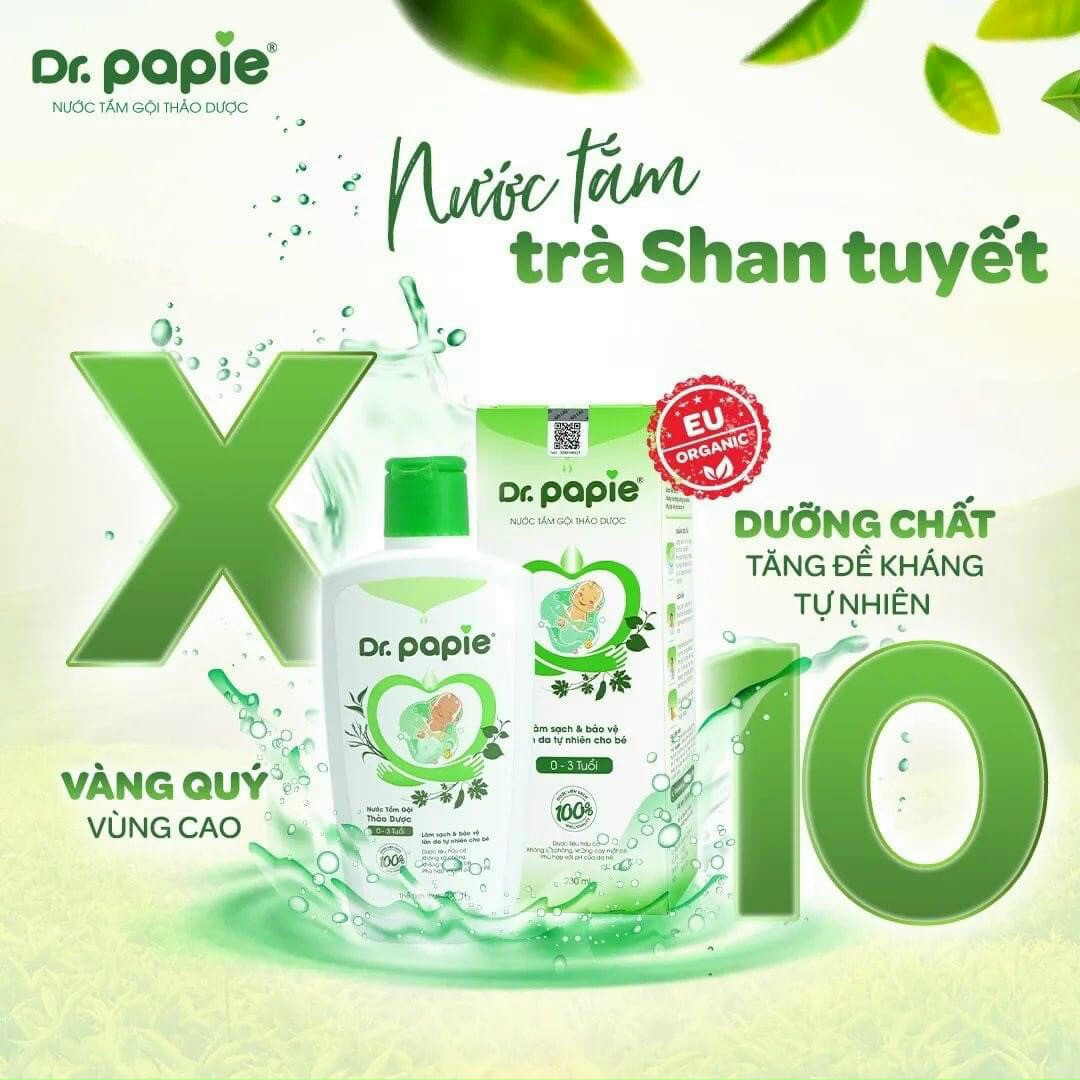 Nước Tắm Thảo Dược Dr. Papie