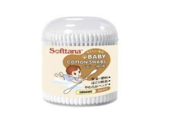 Tăm Bông Em Bé Softtana Lọ 180Que