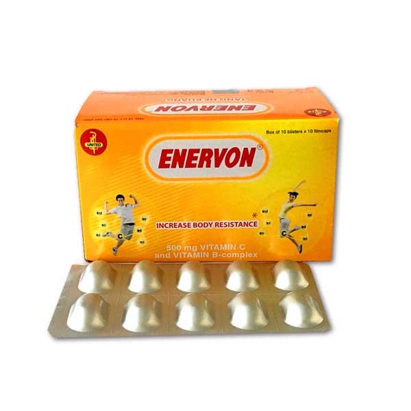 Viên Vitamin C Enenrvon Tăng Cường Đề Kháng