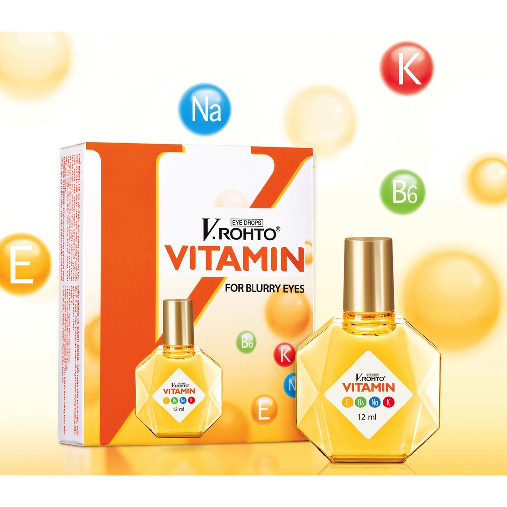 V_Rohto Vitamin 13Ml Thuốc Nhỏ Mắt