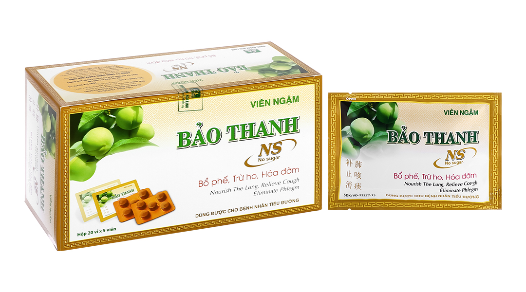 Viên Ngậm Bảo Thanh Không Đường