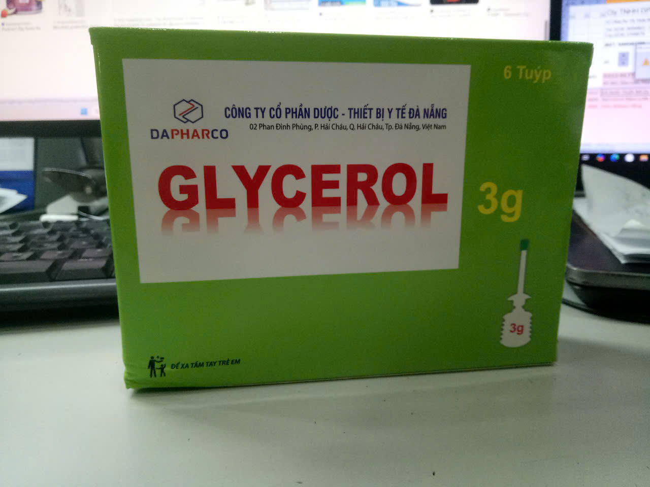 Glycerol 3g Dapharco 