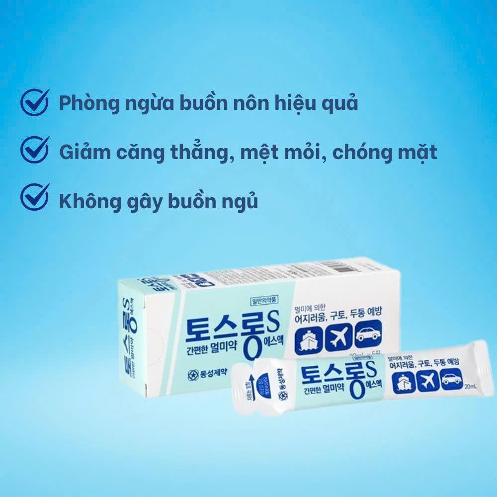 Say Tàu Xe Hàn Quốc Dạng Gói 