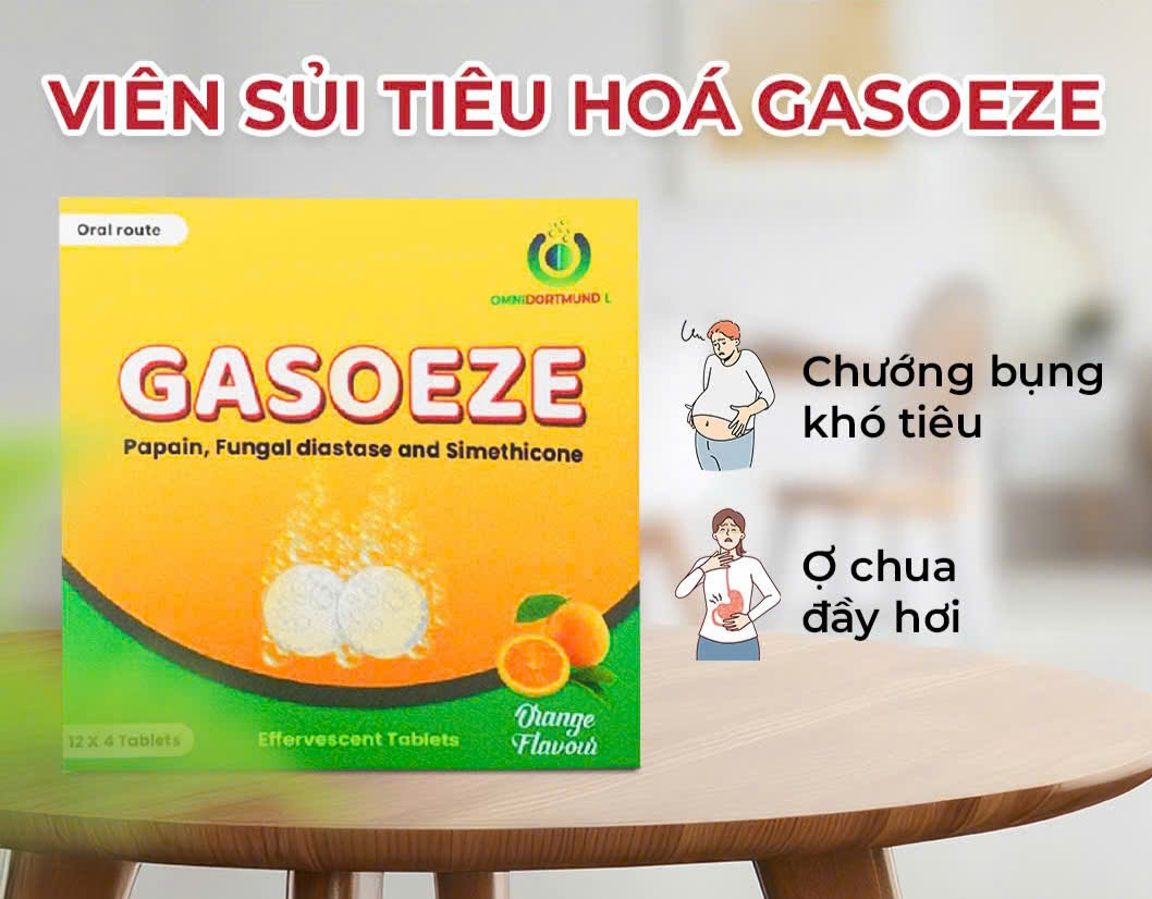 Viên Sủi Tiêu Thực Gasoeze 